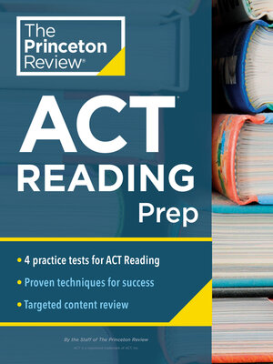 cover image of Princeton Review ACT Reading Prep